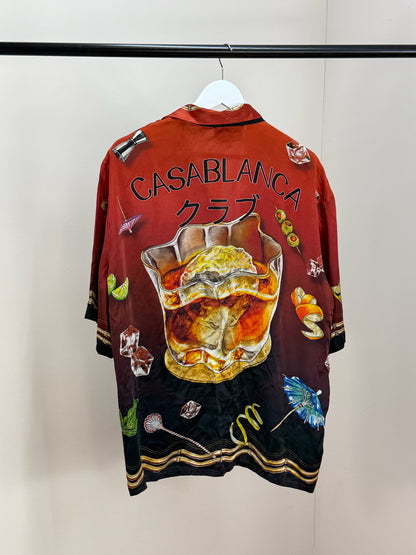 Casablanca Casa Club Sunset Silk Shirt - XL