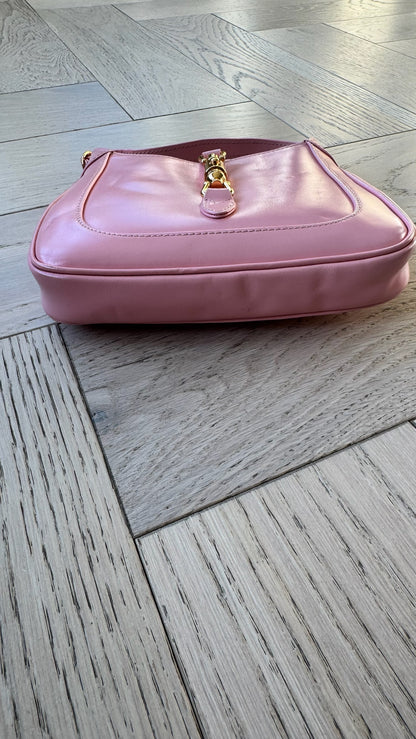 Gucci Jackie 1962 Pink Leather Handbag