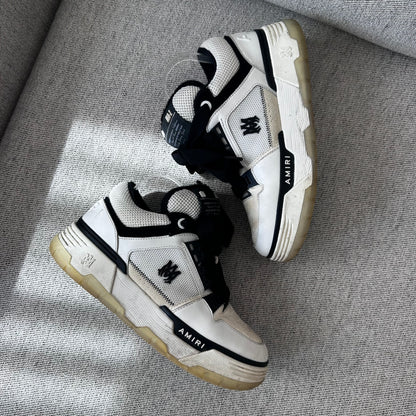 Amiri MA-1 White & Black Low Trainers – EU 40 / UK 6 Men