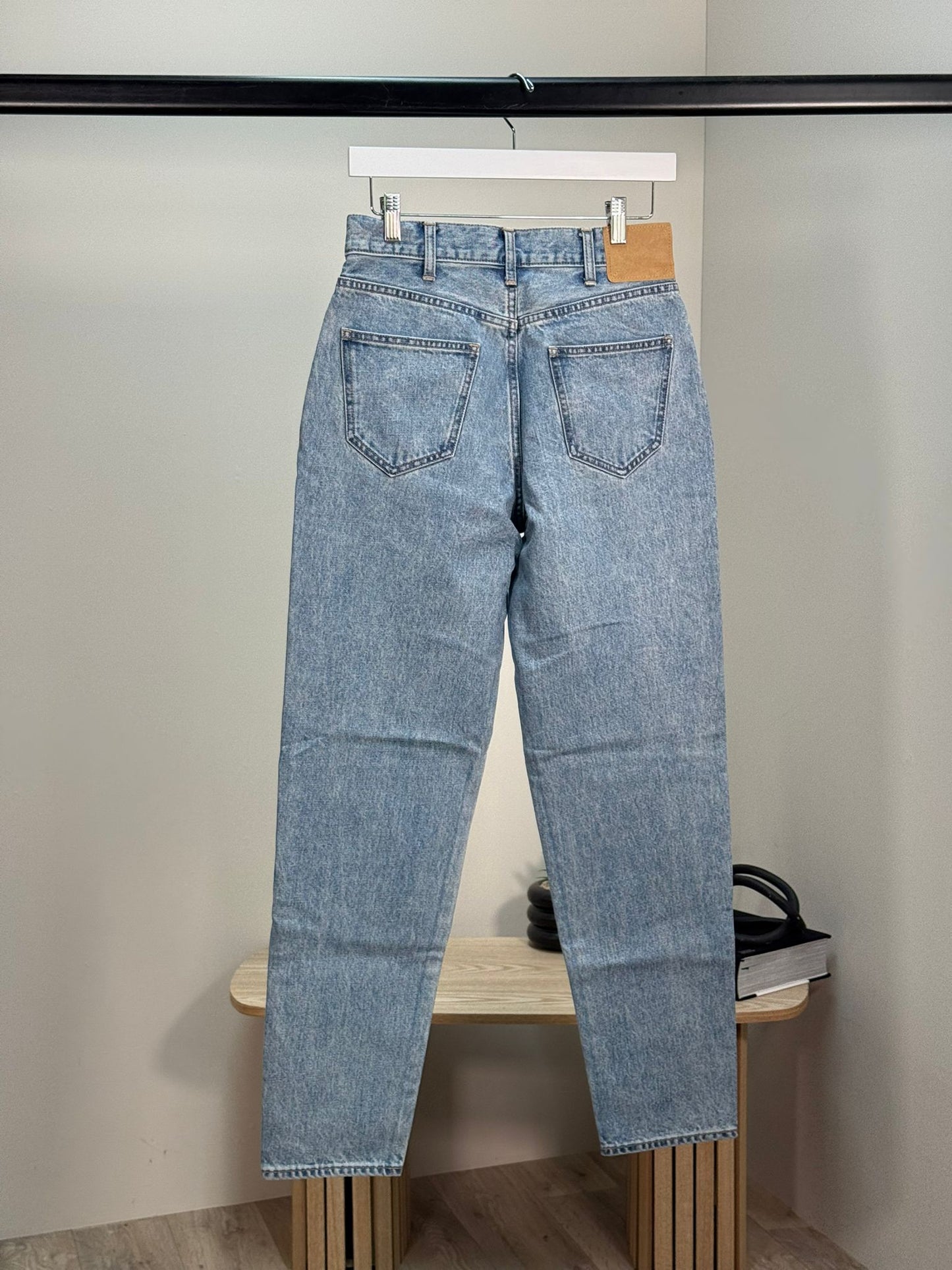 Celine Blue Barrel Leg Denim Jeans - 27
