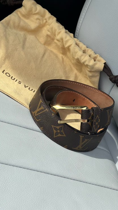 Louis Vuitton Women’s brown monogram belt- 80| 32 UK 6