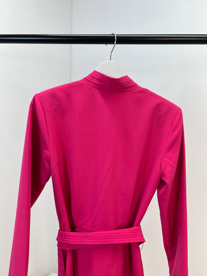 Karina Grimaldi Pink Wrap Around Dress (New In Tags-Small)
