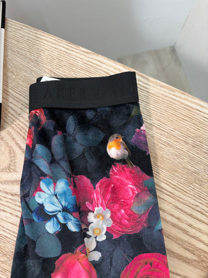 Kids Ted Baker Black Floral Leggings – Age 7