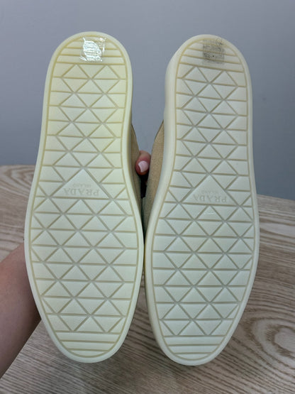 Prada Nude Suede Loafer Mules- Brand New In Box Uk 4.5
