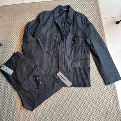 Dior Navy Woven CD Buckle Jacket, brand new in tags - Large