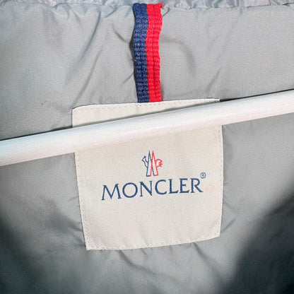 Kids Moncler Grey Padded Fur Trim - Age 8