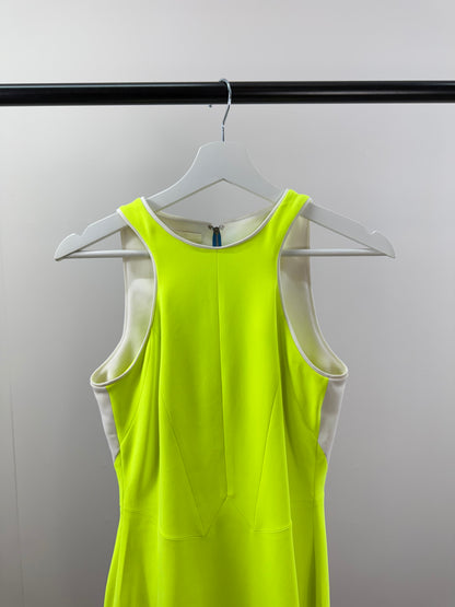 Antonio Baradi Neon Contrast Mini Dress - Small