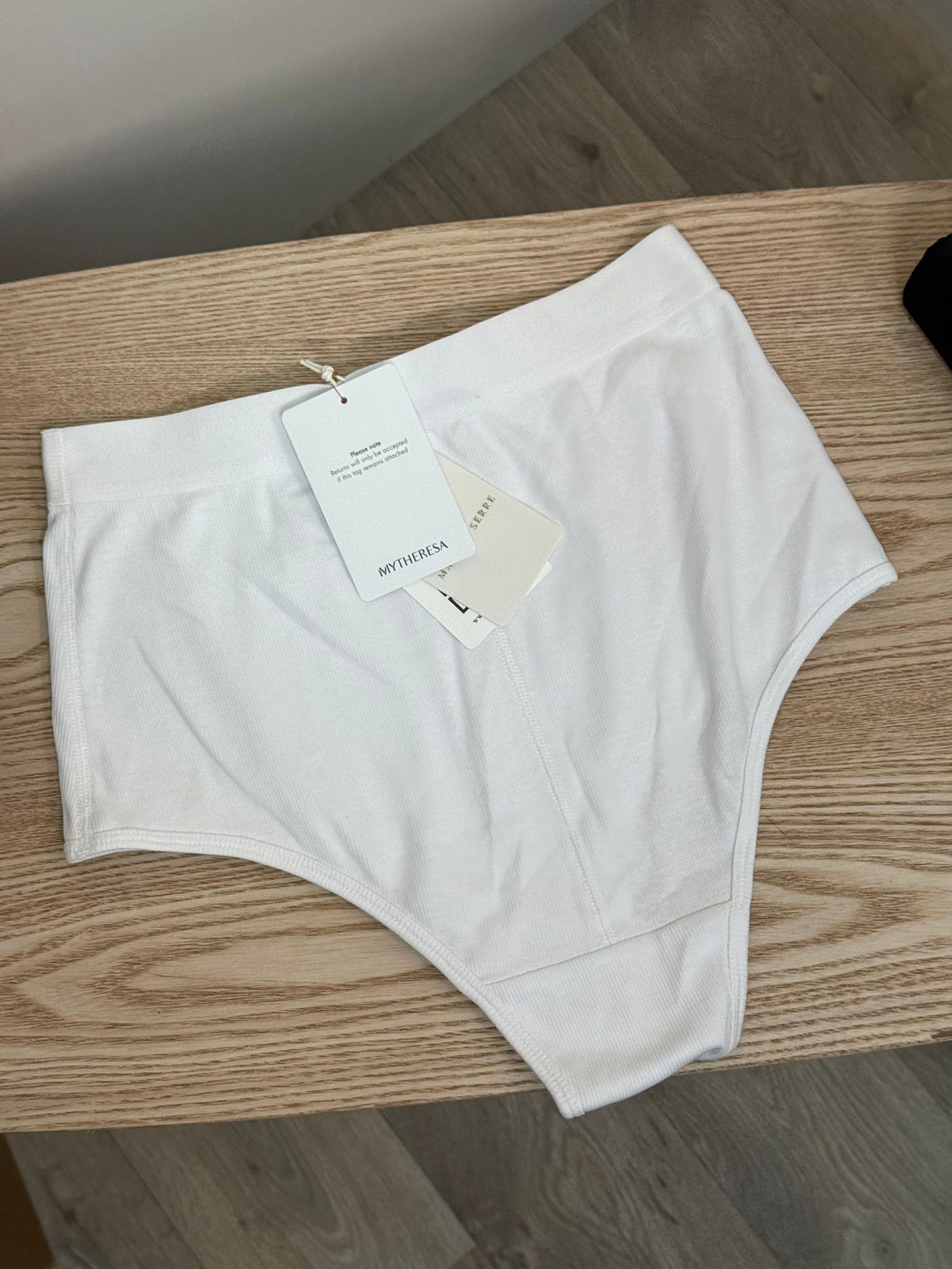 Marine Serre White Logo High-Waisted Underpants - New In Tags Large