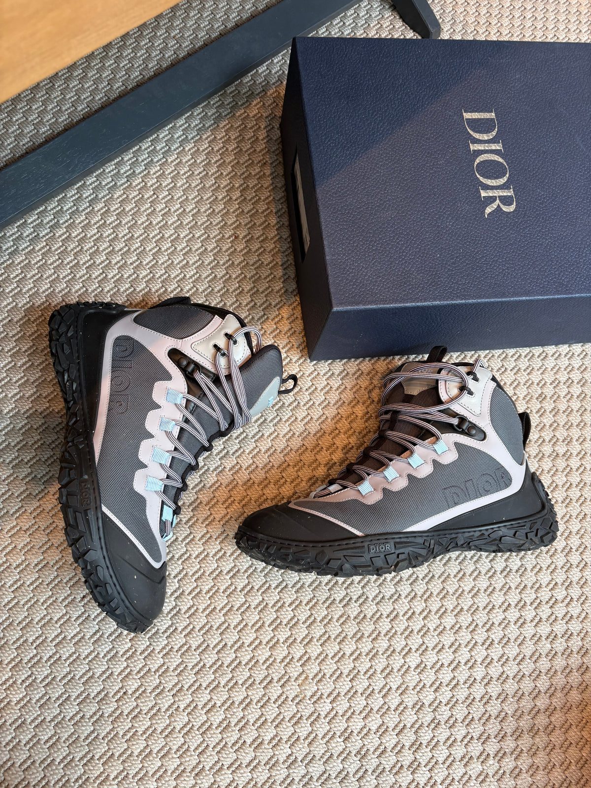 Dior Mens Diorizon Hiker High Boots – EU 42 / UK 8