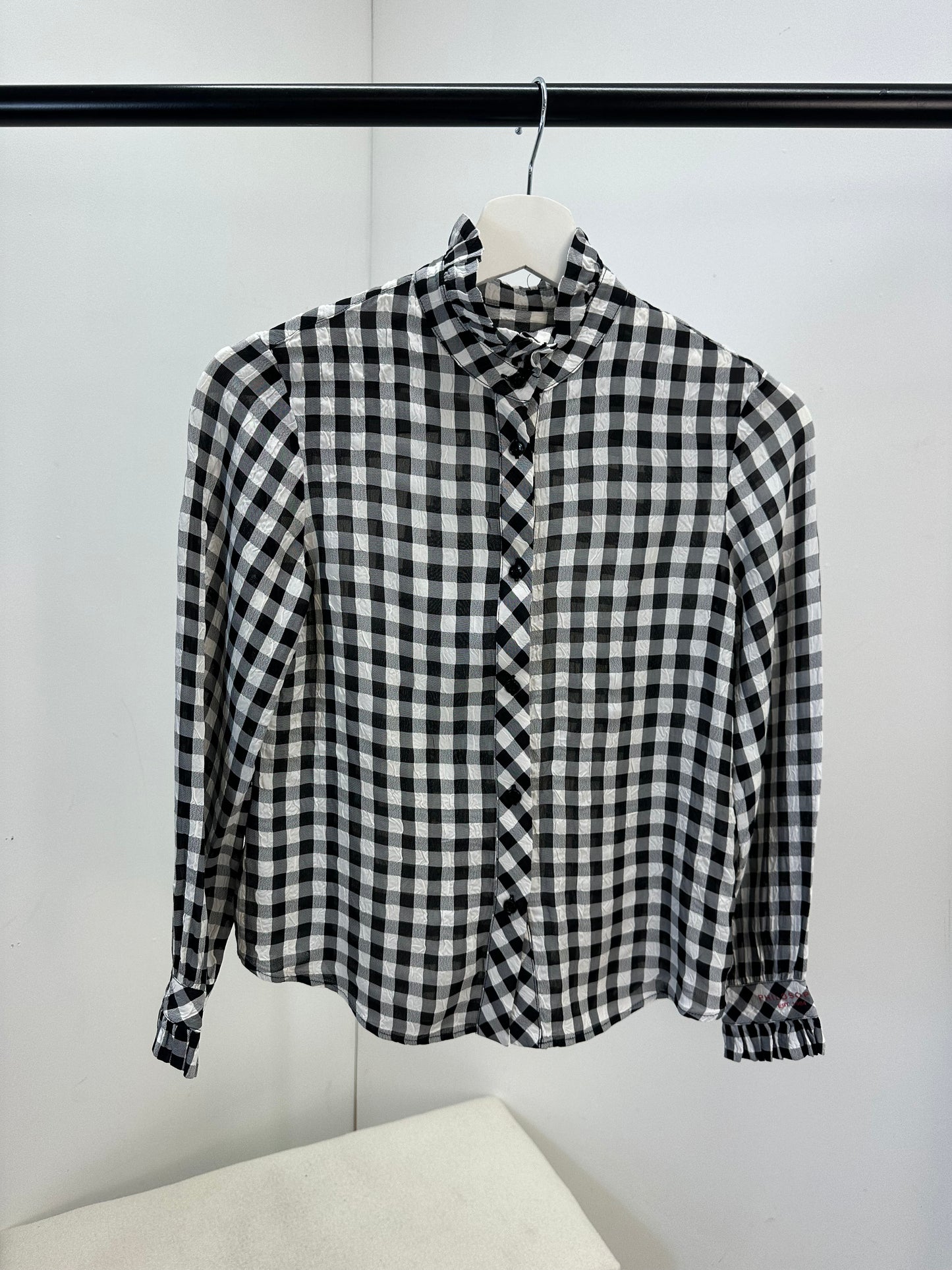 Kids Philosophy Black And White Check Shirt, Skirt & Jumper Set - Age 10