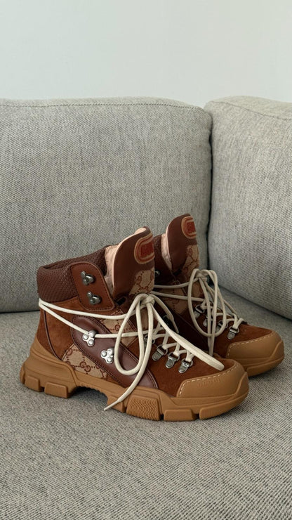 Gucci Flashtrek GG Sneaker boot, Brand New - 39/UK6