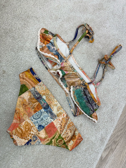 Kids Zimmermann Green Yellow Bikini -Age 8