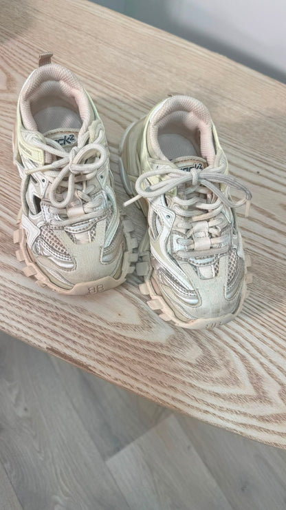 Balenciaga Cream Track Trainers – EU 28 / UK 8.5