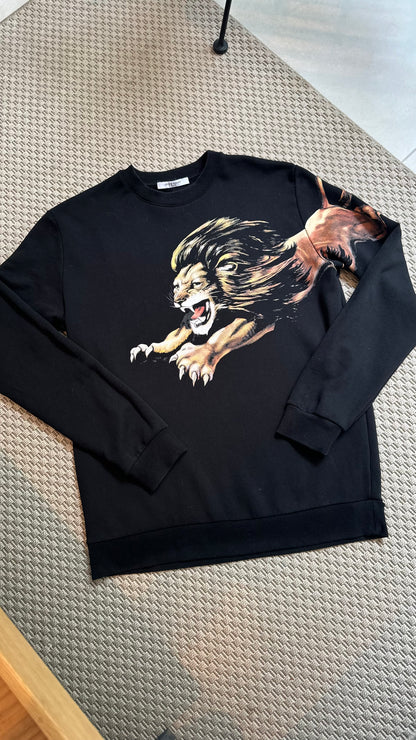 Givenchy Black Lion Print Sweatshirt - XL