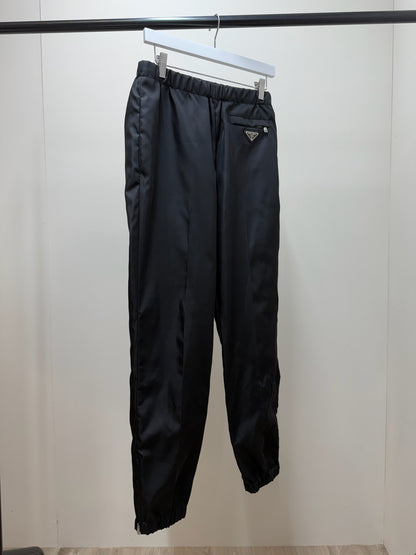 Prada Straight-Leg Re-Nylon Gabardine Trousers-42/Small