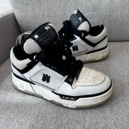 Amiri MA-1 White & Black Low Trainers – EU 40 / UK 6 Men