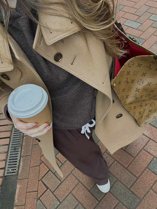 Burberry Beige Double Breasted Trench Coat -XS