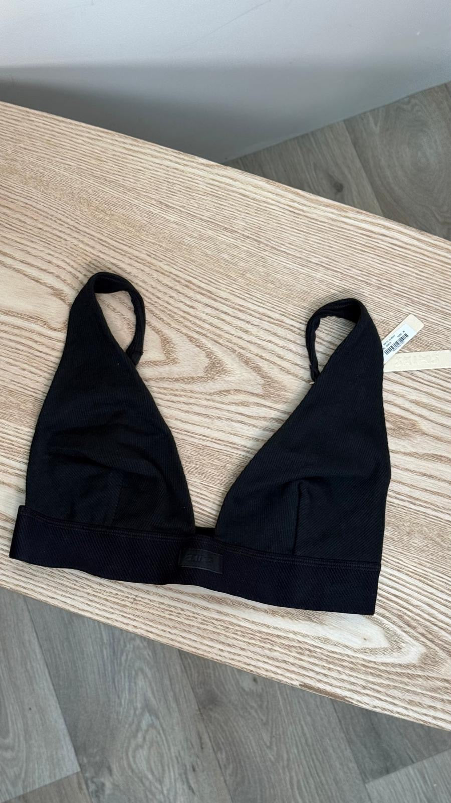 Skims Soot Logo Bralette - New in Tags Medium