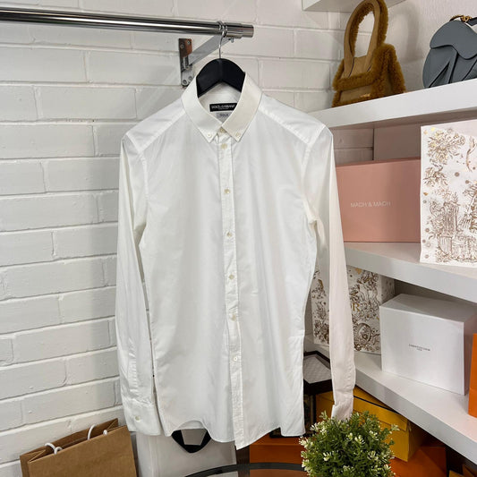Dolce & Gabbana White Shirt (15.5/39)