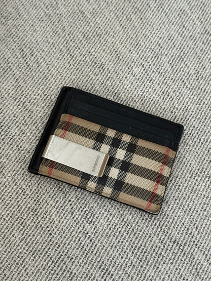 Burberry Chase Moner Clip Cardholder - One Size