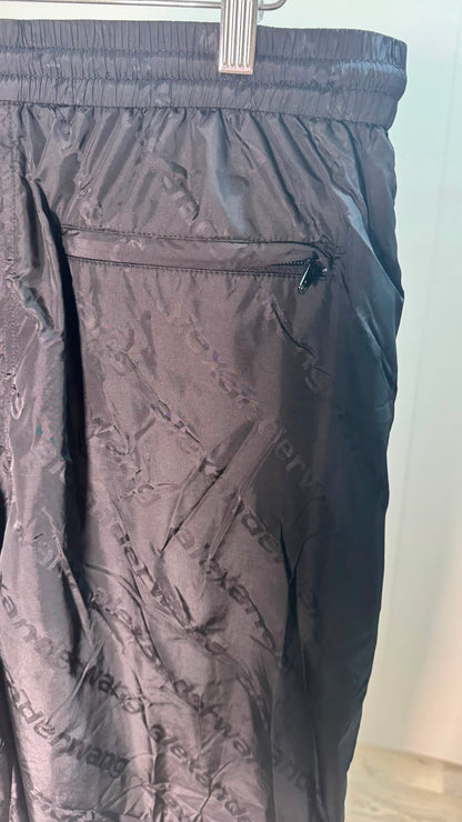 Alexander Wang Blue Logo Multi Logo Nylon Trousers – Medium