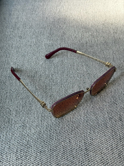 Chanel Square CC Metal, Calfskin
Gold Sunglass