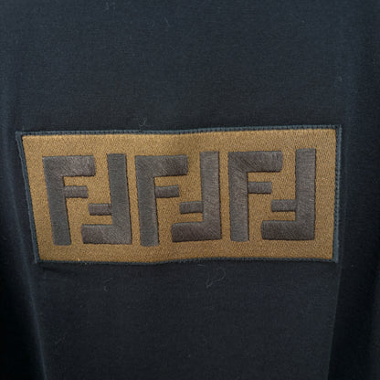 Fendi Black & Tan FF T-Shirt – UK Medium