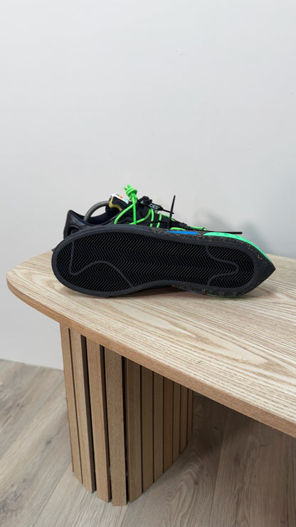 Nike X Off-White Nike Blazer Low Off-white Black Electro Green - Uk 8