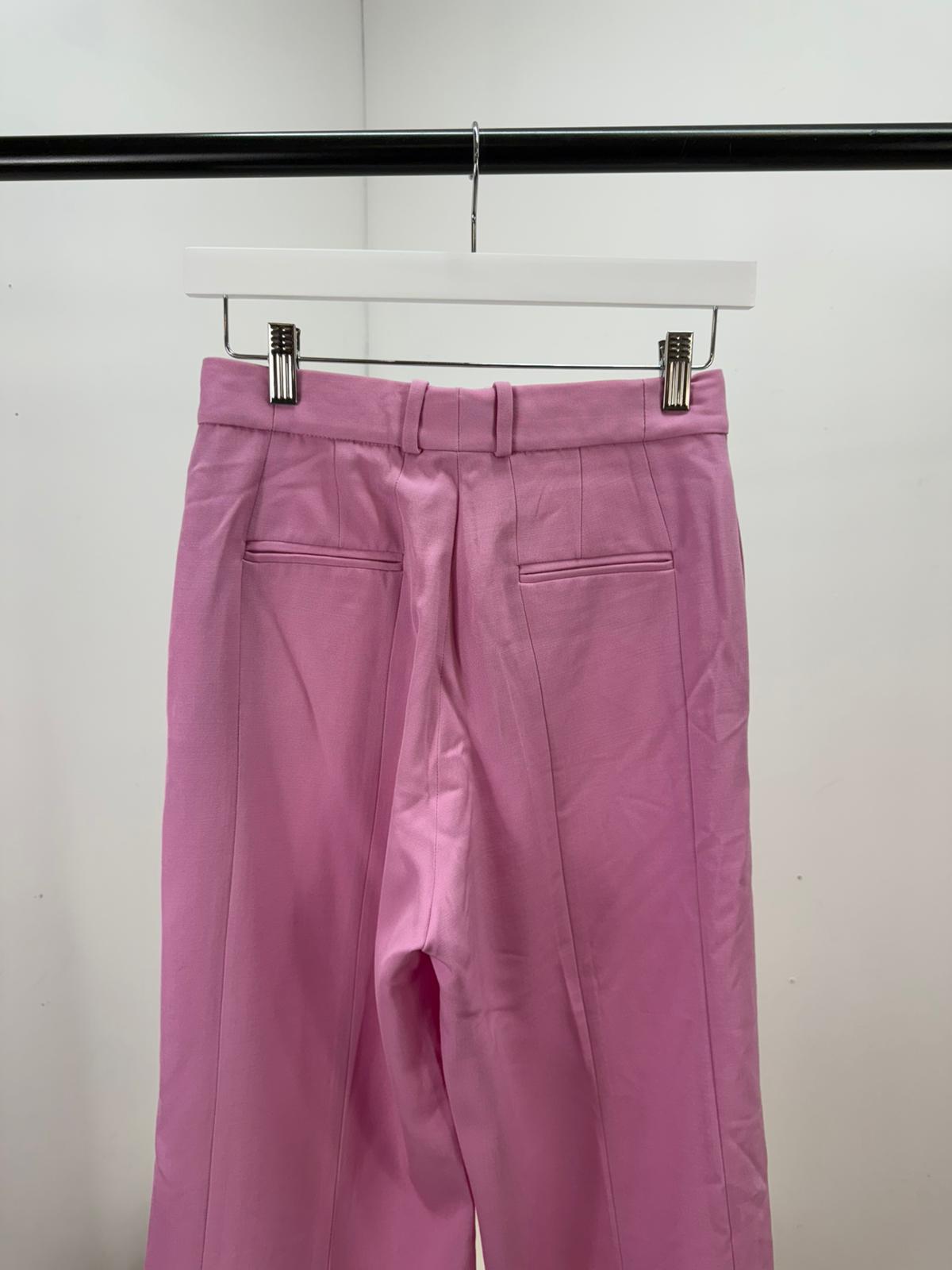 Stella McCartney Pink Straight Leg Trouser - Small