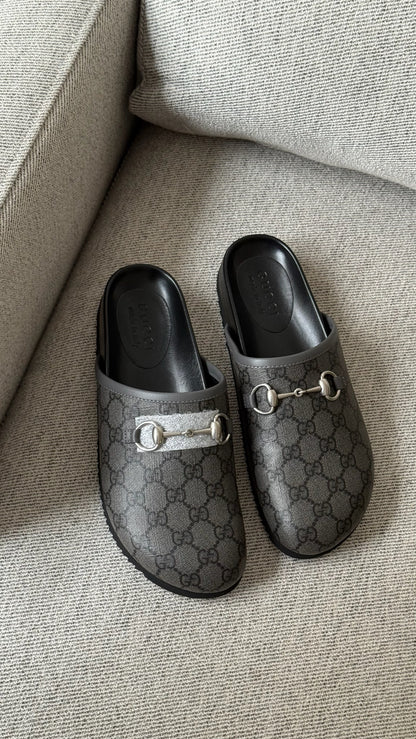 Gucci GG horsebite slider mule - Brand New UK 6.5