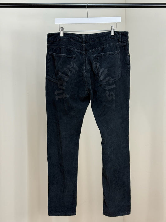 Palm Angel Black ribbed logo jeans Excellent - 34