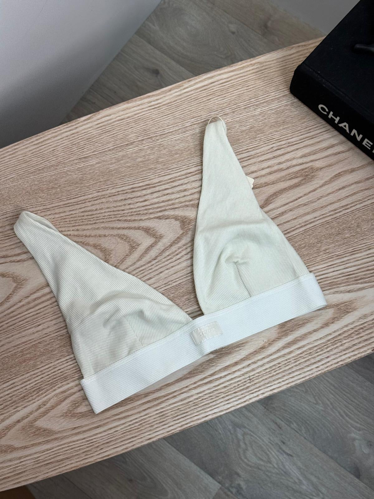 Skims Bone Logo Bralette - New In Tags Medium