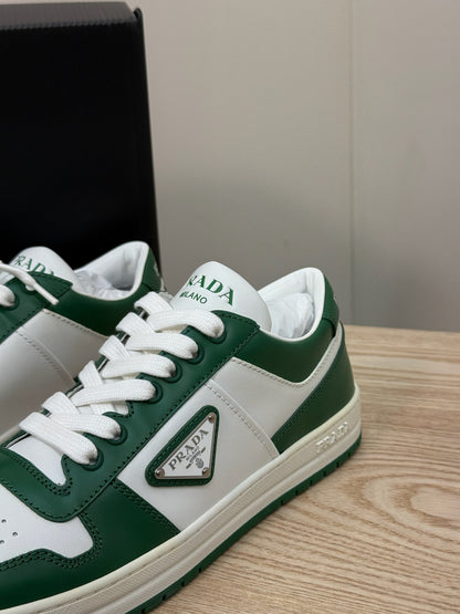 Prada Downtown Low Green Trainers- Brand New UK6