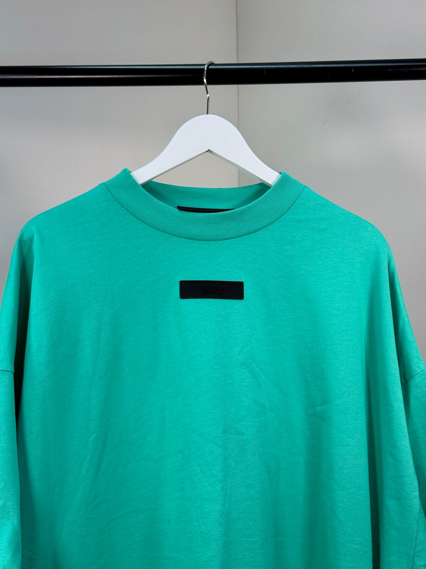 Essentials Green Logo T-Shirt - large