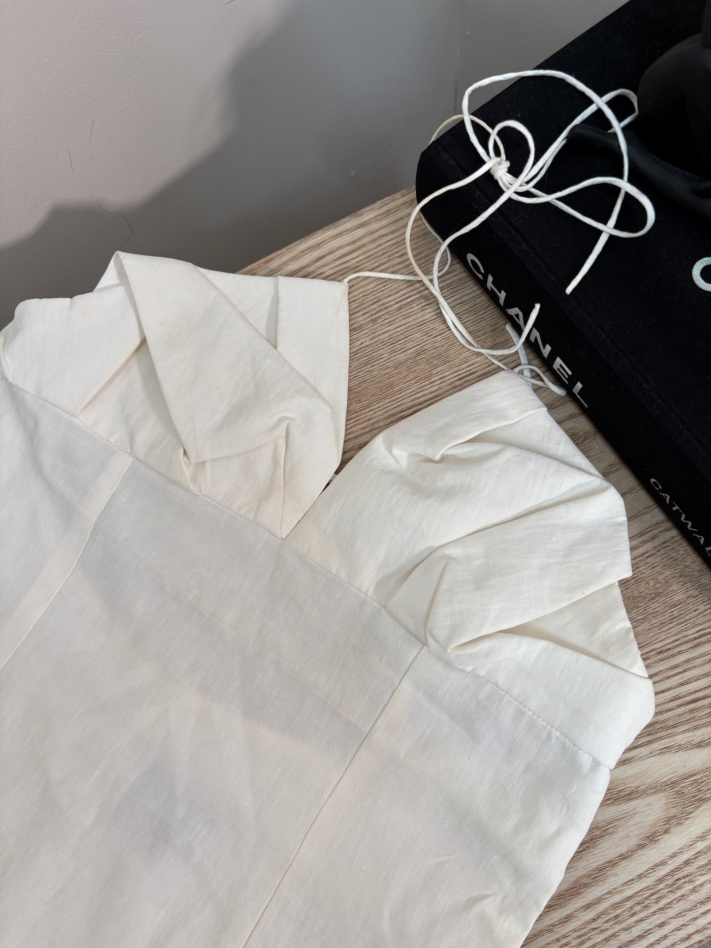 Jacquemus Bambino Linen Halterneck Mini Dress - 40