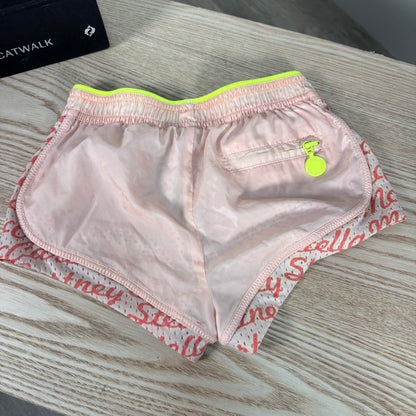 Kids Stella McCartney Coral Shell Shorts With Yellow Waistband – Age 4