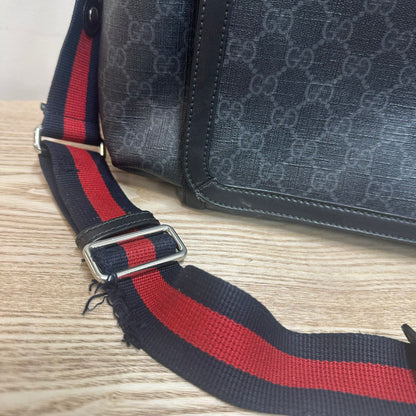 Gucci Navy Red GG Supreme Baby Changing Bag