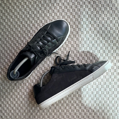 Fendi Black FF Insert Trainers – UK 8