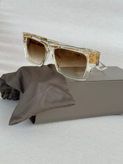 DITA Grandmaster- Seven Rectangular-Frame Acetate Sunglasses