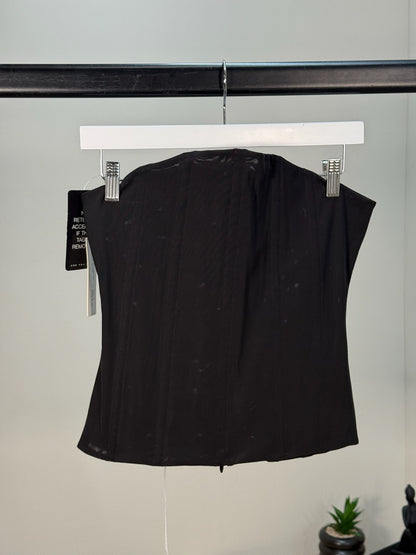Are You Am I Sunniva Black Corset New In Tags - UK 10