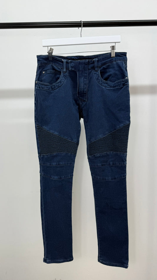 Balmain Blue Black Badge Jeans  (32)