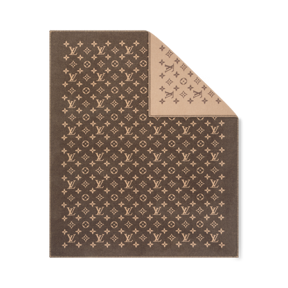 Louis Vuitton Neo Monogram Cashmere Blanket- Brand New In Box
