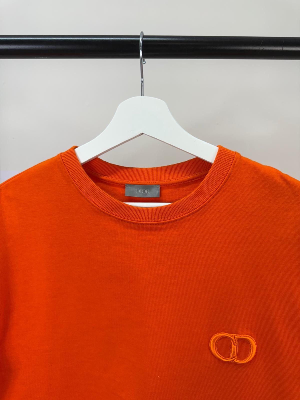Dior Orange CD Logo T-Shirt - XS