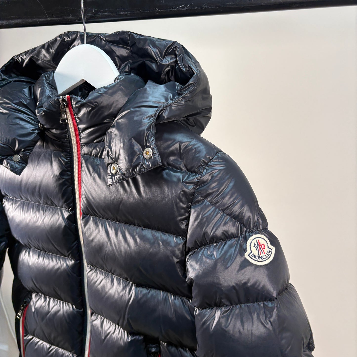 Moncler Navy Puffer Coat – 12Y