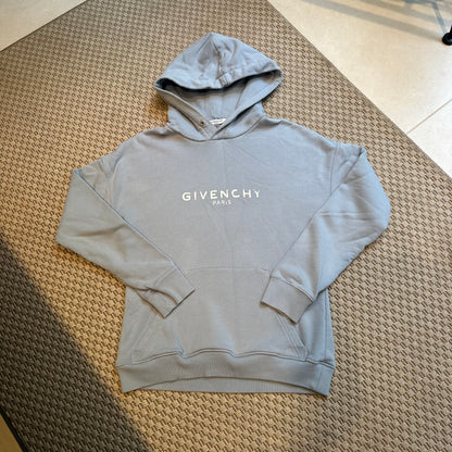 Givenchy Blue & White Distressed Jumper - XS