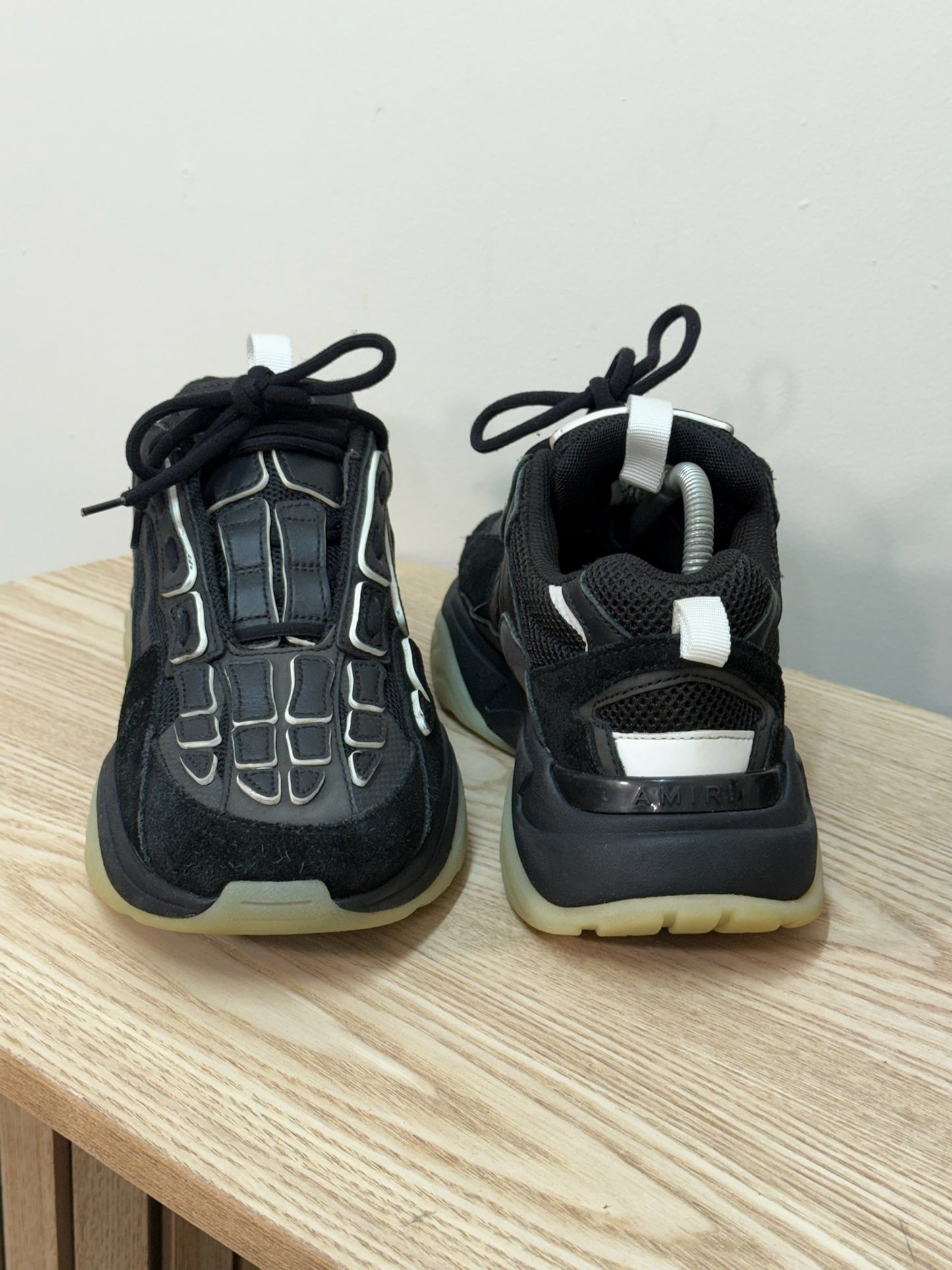 Amiri Black Bone Runner Trainers - Uk 9
