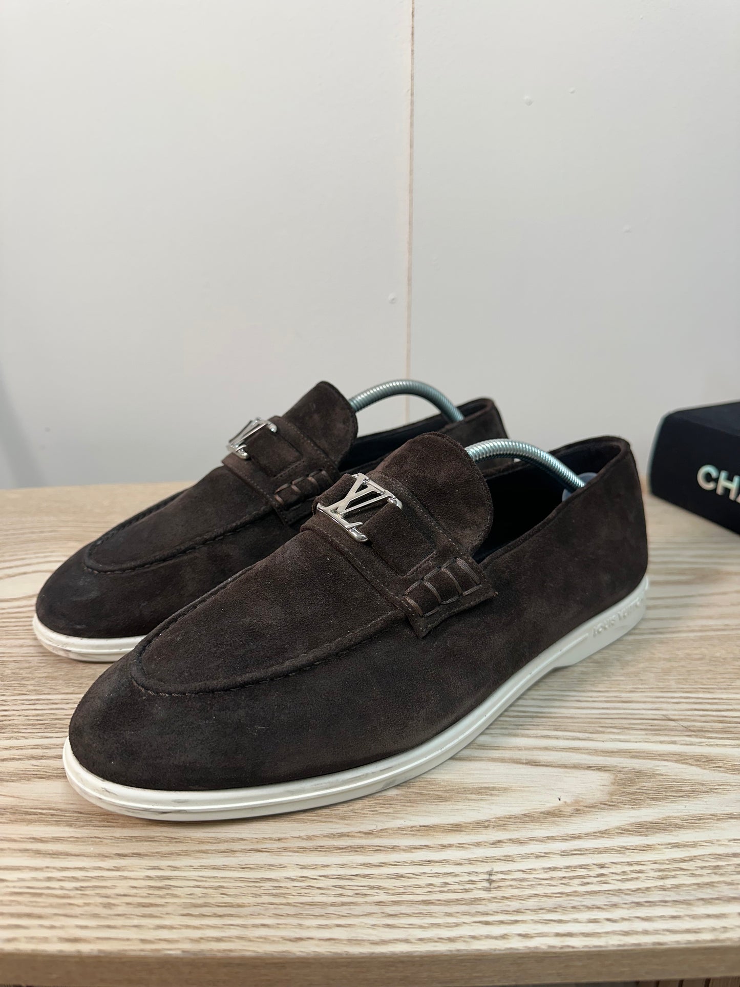Louis Vuitton Brown Estate Loafers – 8.5