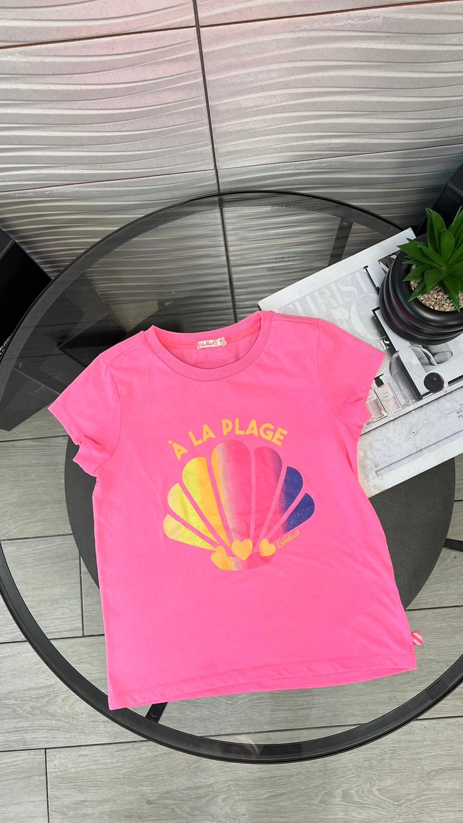 Kids BillieBlush Pink A LA Plage T-Shirt (Age 10)
