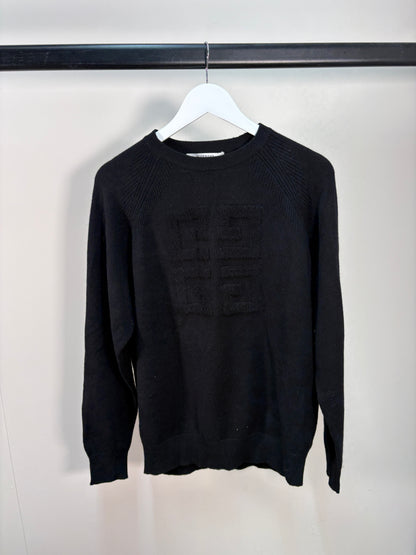 Givenchy Black 4G Logo Jumper –XS
