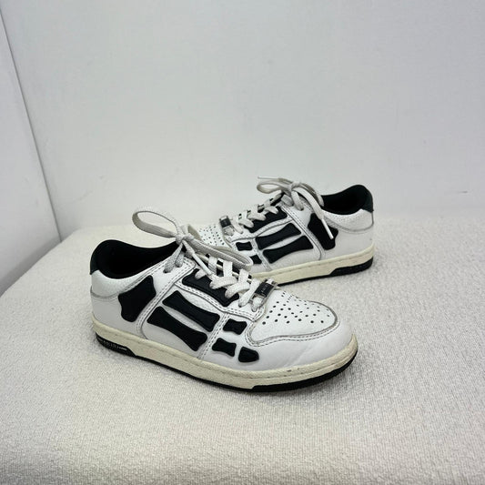 Kids Amiri White & Black Bone Trainers - EU 29